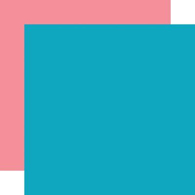 Echo Park Endless Summer Cardstock - Teal/Pink